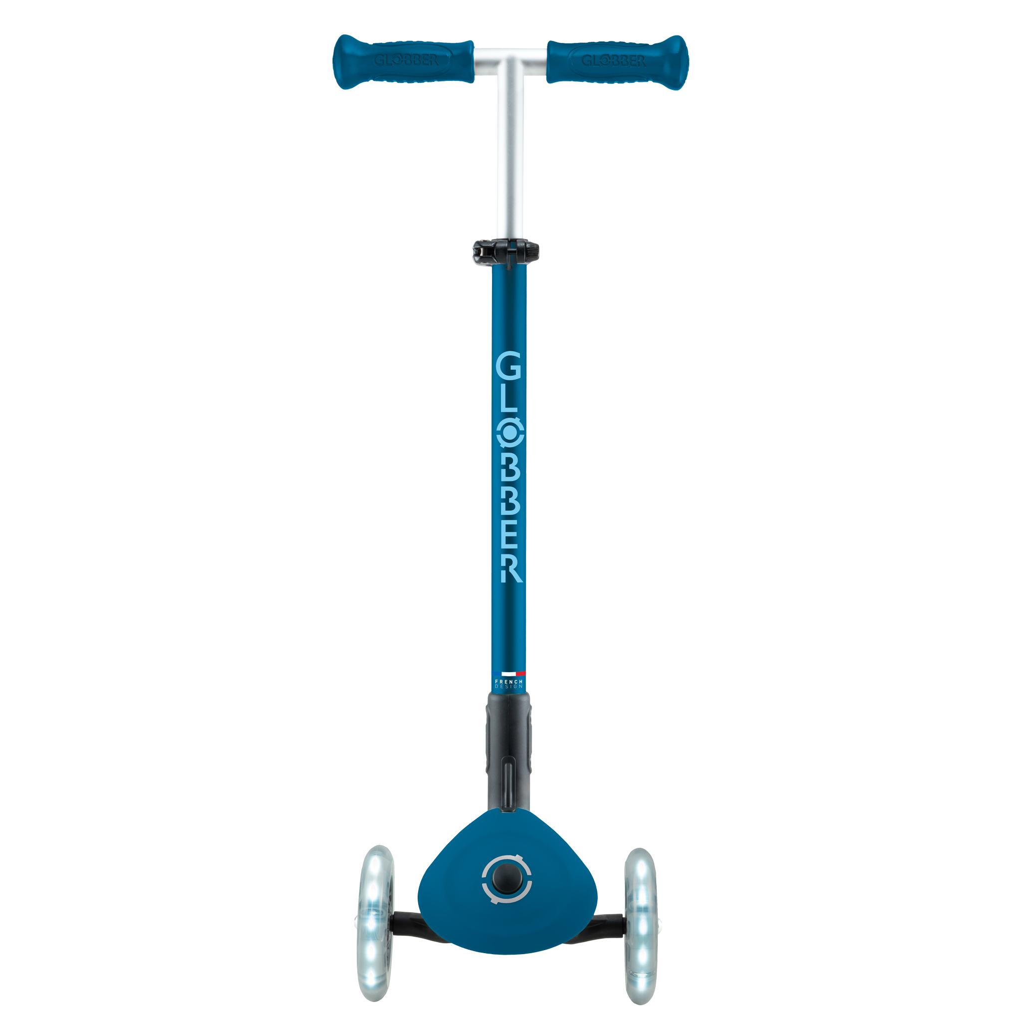 【箱付・未使用】GLOBBER PRIMO foldable lightsブルー Collapsible Scooter: PRIMO FOLDABLE – Globber