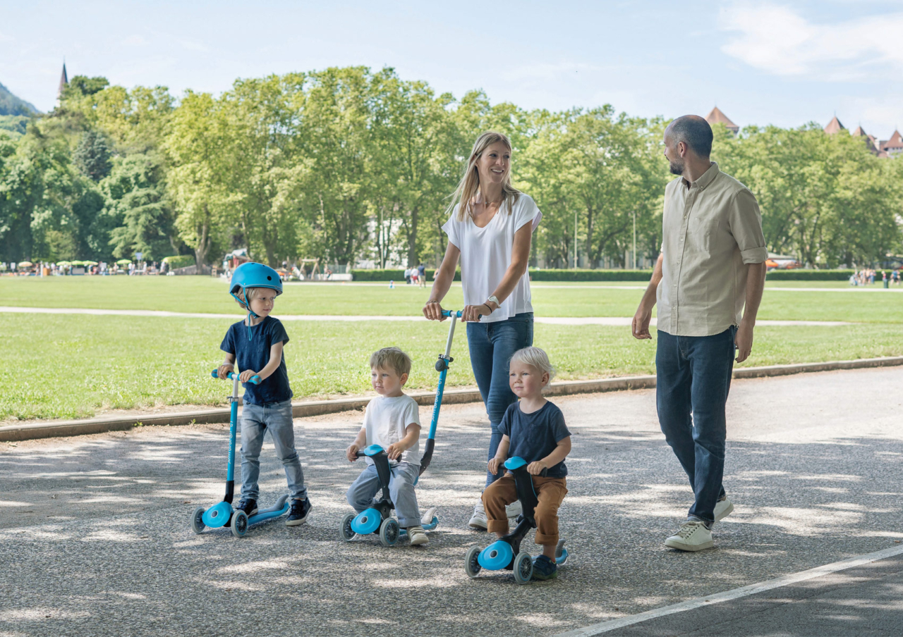 Light Up 3 In 1 Scooter